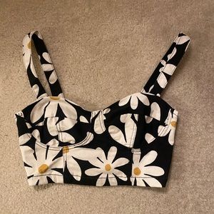 reformation bustier nwot